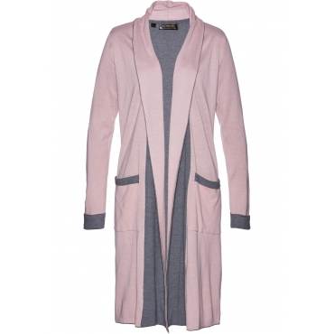 Strickmantel in lila für Damen von bonprix 