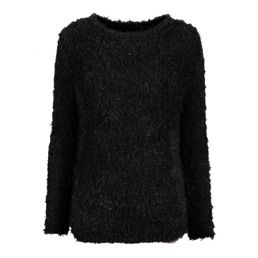 Strickpullover langarm  in schwarz für Damen von bonprix 