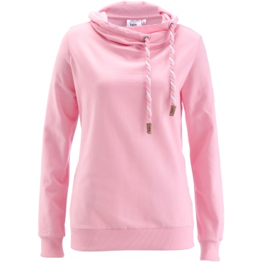 Sweatshirt langarm  in rosa für Damen von bonprix 