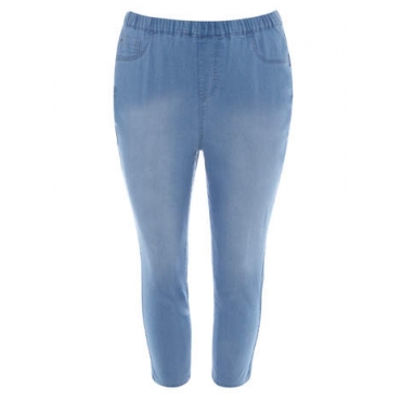 Evans 7/8-Jeggings in Lightwash, Blau 