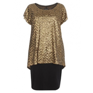 Live Unlimited Gold Sequin Top 