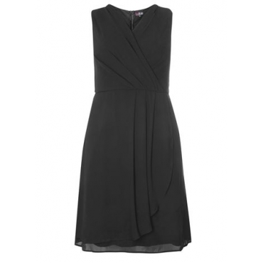 Lovedrobe Wickelkleid, Schwarz 