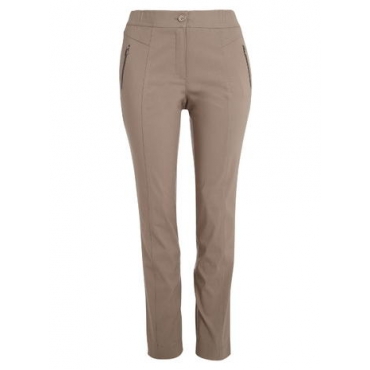 Samoon Taupe Stretch Trousers 