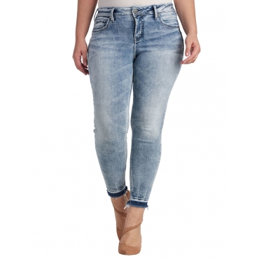 7/8 Slim Fit Jeans Avery Silver blue stone 