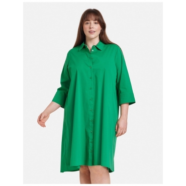 Blusenkleid in A-Linie Samoon Really Green 