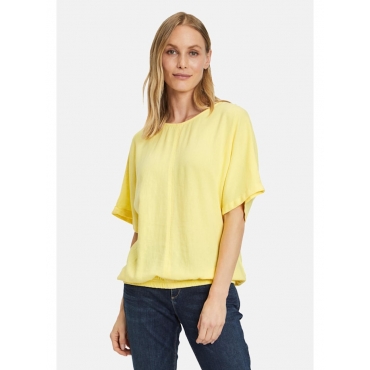 Blusenshirt mit überschnittenen Ärmeln Form Betty & Co Gelb 