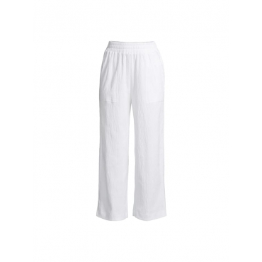 Freizeithose Crinkle Lands´ End Weiss 