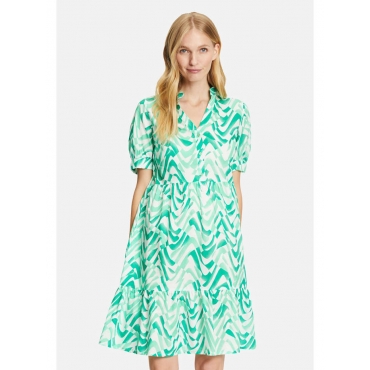 Hemdblusenkleid mit Stufen Vera Mont Cream/Green 