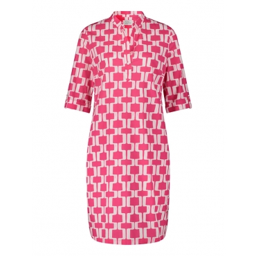 Hemdblusenkleid mit Taschen Vera Mont Cream/Pink 