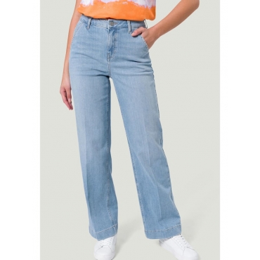 Jeans weites Bein 32 Inch Plain/ohne Details zero Cloud blue soft wash 
