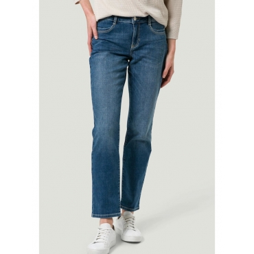 Jeans Kingston Fit Style 30 Inch Plain/ohne Details zero Mid blue stone wash 