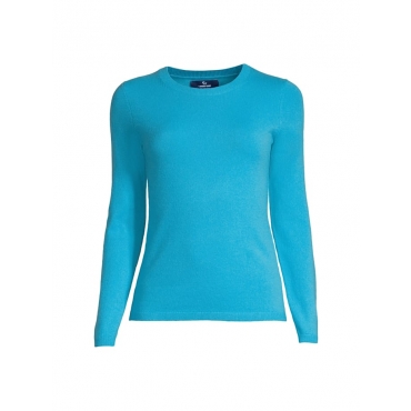 Kaschmir-Pullover Plus Size Lands´ End Blau 