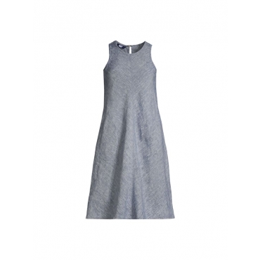 Kleid In A-Linie Lands´ End Blau 
