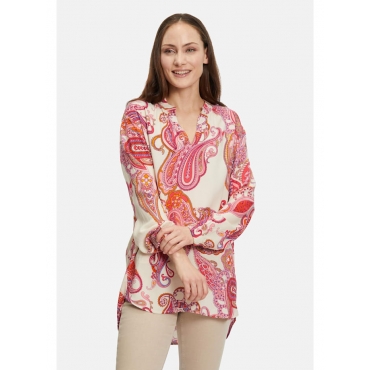 Longbluse mit Muster Betty Barclay Beige-Rosé 