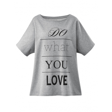 Oversize Sweatshirt Janet & Joyce graumeliert 