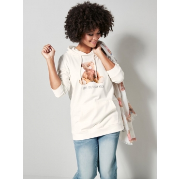 Sweatshirt mit Teddy-Druck Angel of Style Off-white 