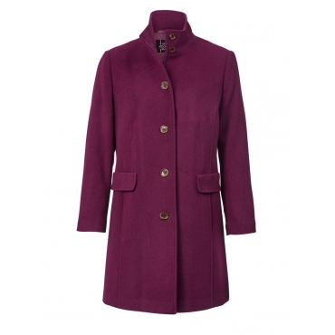 Wollmantel mit Kaschmir EMANUELE VITTORIANO Fuchsia 