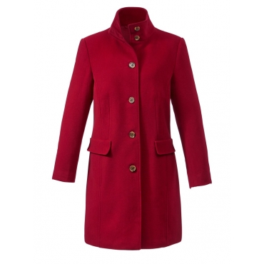 Wollmantel mit Kaschmir EMANUELE VITTORIANO Rot 