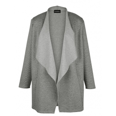 Jacke MIAMODA grey/stripe 