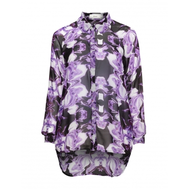 Digital-Print Longbluse 