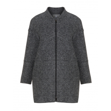 Filz-Kurzmantel 