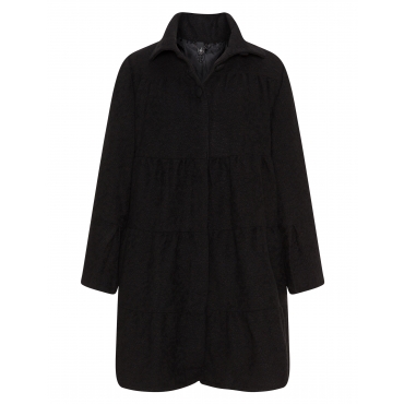 Gefütterter A-Linien-Mantel 