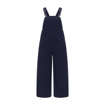 Jacquard-Latzhose mit Taschen 