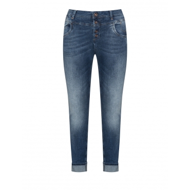 Jeans mit Washed-Out-Effekt 
