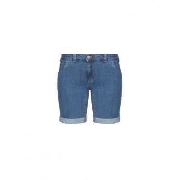 Jeansshorts mit Used-Details 