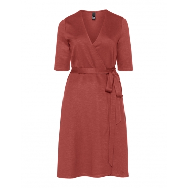 Jersey-Wickelkleid 