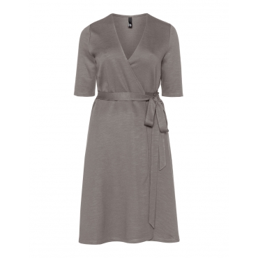 Jersey-Wickelkleid 