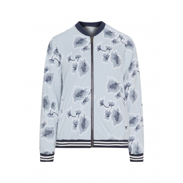 Jerseyblouson mit Rubber-Print 