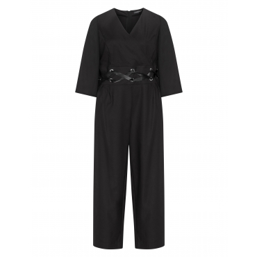 Jumpsuit mit Schnürung in der Taille 