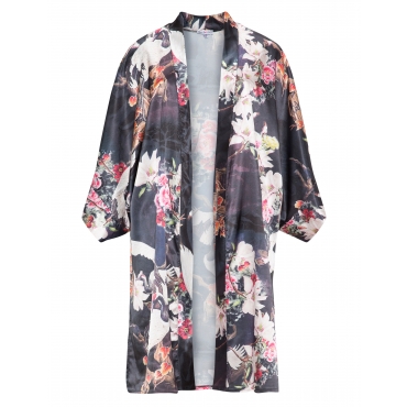 Kimono mit Asia-Print 