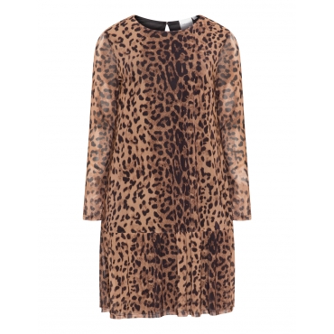 Kleid mit Leoparden-Print 