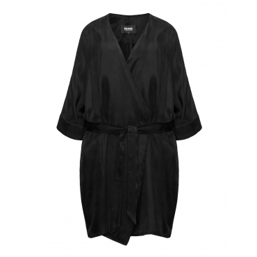 Langer Kimono mit Bindegürtel 