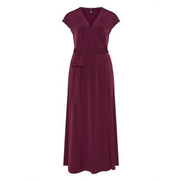 Maxi-Wickelkleid aus Jersey 