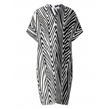 Midikleid mit Allover-Print 