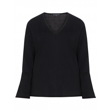 Pullover mit Trompetenärmeln 