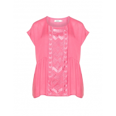 Shirt mit Ethno-Stickerei 