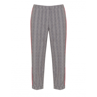 Slim Fit Hose mit Karos 
