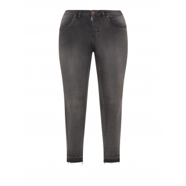 Slim Fit Jeans im Used-Look 