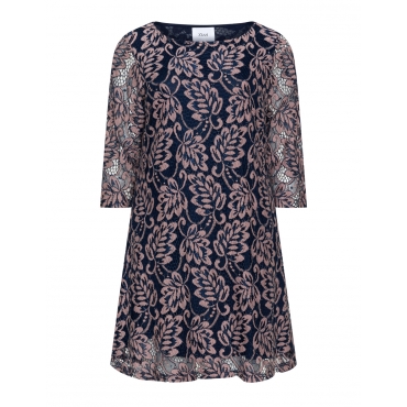 Spitzenkleid mit floralem Muster 