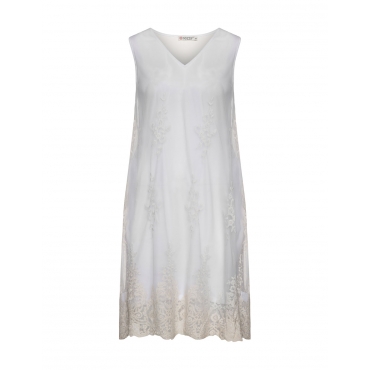 Transparentes Baumwollmix-Unterziehkleid 