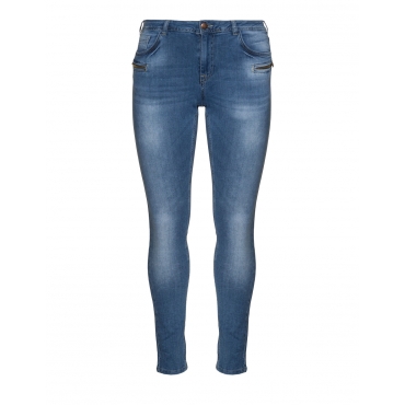 Washed-Out Slim Fit Jeans 