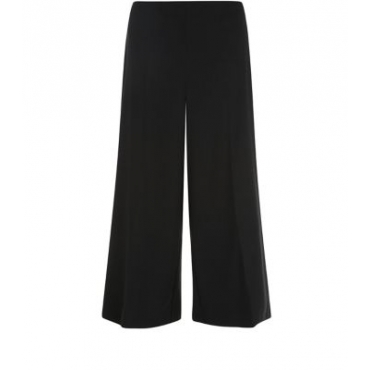 Black Pleat Front Culottes 