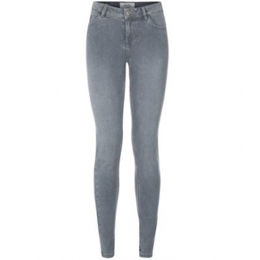 Graue superweiche, superenge Skinny-Jeans 