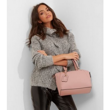 Rosa Mini-Bowlingtasche 