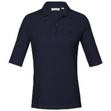 Polo-Shirt langem 1/2-Arm Lacoste blau 