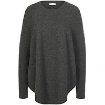 Rundhals-Pullover include grau 